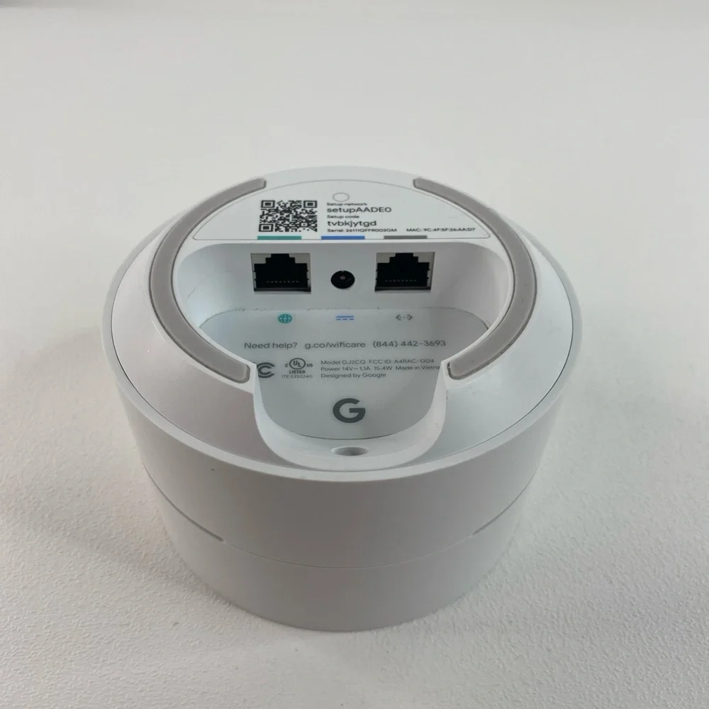 Google WIFI Access Point Router GJ2CQ Google Mesh w/ Power Cord